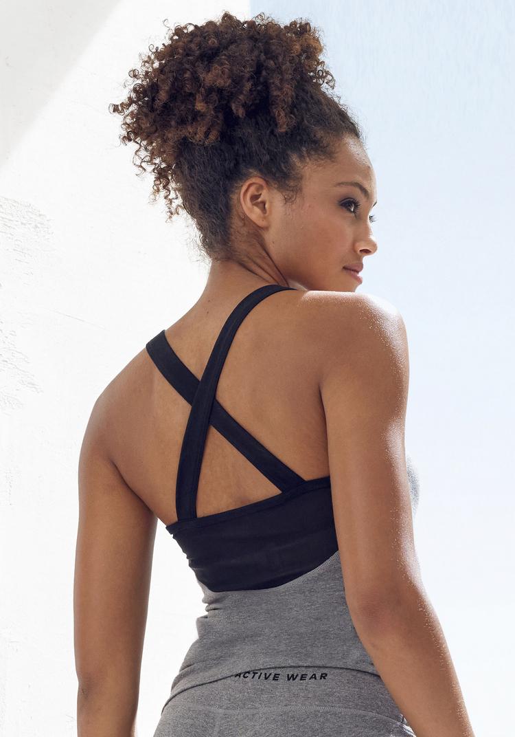 Vivance active Vivance active Funktionstop Funktionsbluse Damen - grau meliert - 0 | SportScheck