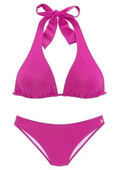 Lascana Triangel-Bikini Bikini Set Damen pink