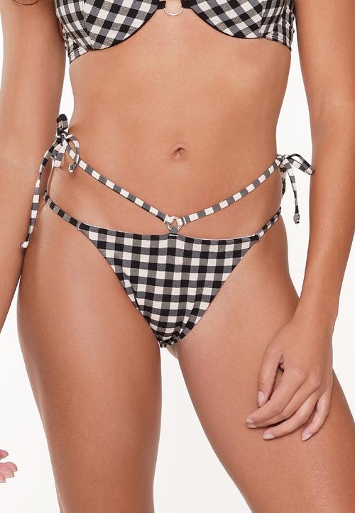 Rückansicht von LingaDore Bikini Mini Brief Bikini Hose Damen Square print