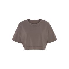 Lascana Kurzarmshirt T-Shirt Damen brown