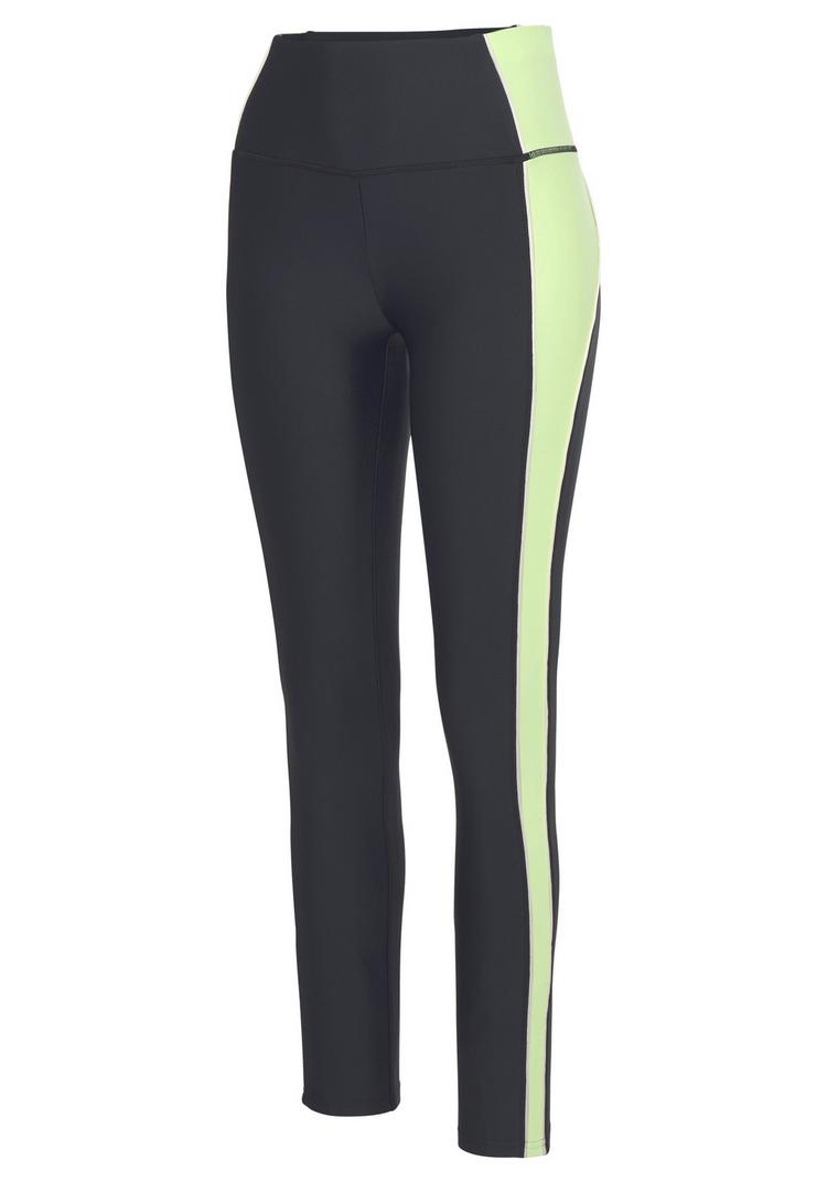 LASCANA Active LASCANA Active Leggings Leggings Damen - schwarz - gr&uuml;n - 0 | SportScheck