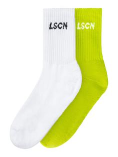 LSCN by Lascana Tennissocken Tennissocken 1x weiß, 1x dunkelblau