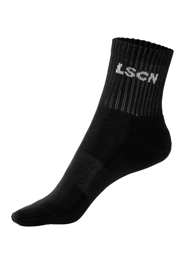 LSCN by Lascana LSCN by Lascana Tennissocken Socken - schwarz - orange - 1 | SportScheck