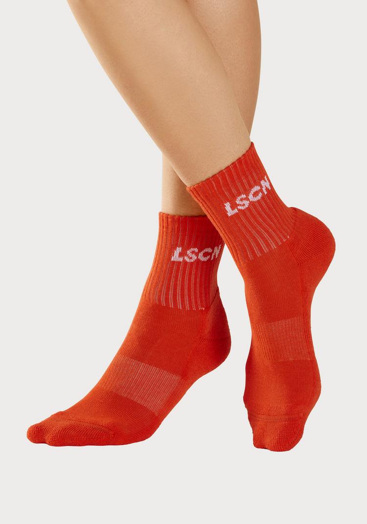 LSCN by Lascana LSCN by Lascana Tennissocken Socken - schwarz - orange - 1 | SportScheck