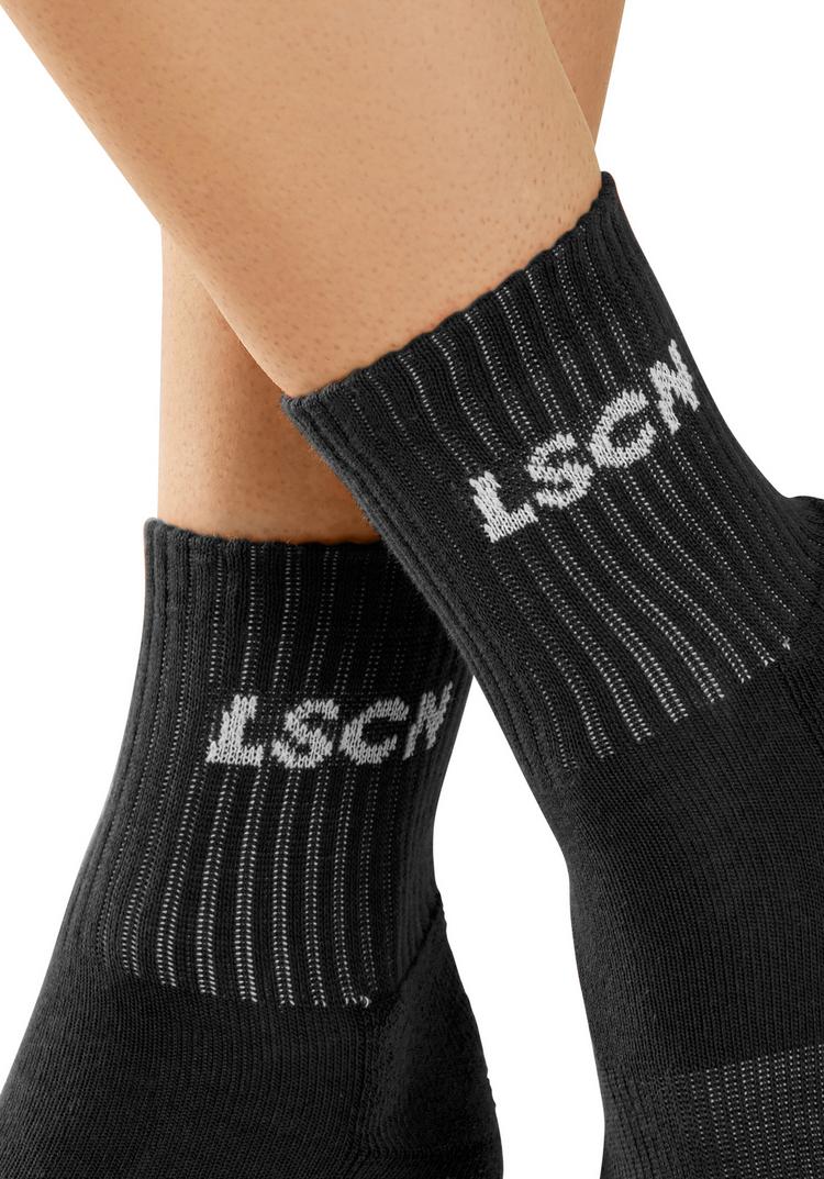 LSCN by Lascana LSCN by Lascana Tennissocken Socken - schwarz - orange - 2 | SportScheck