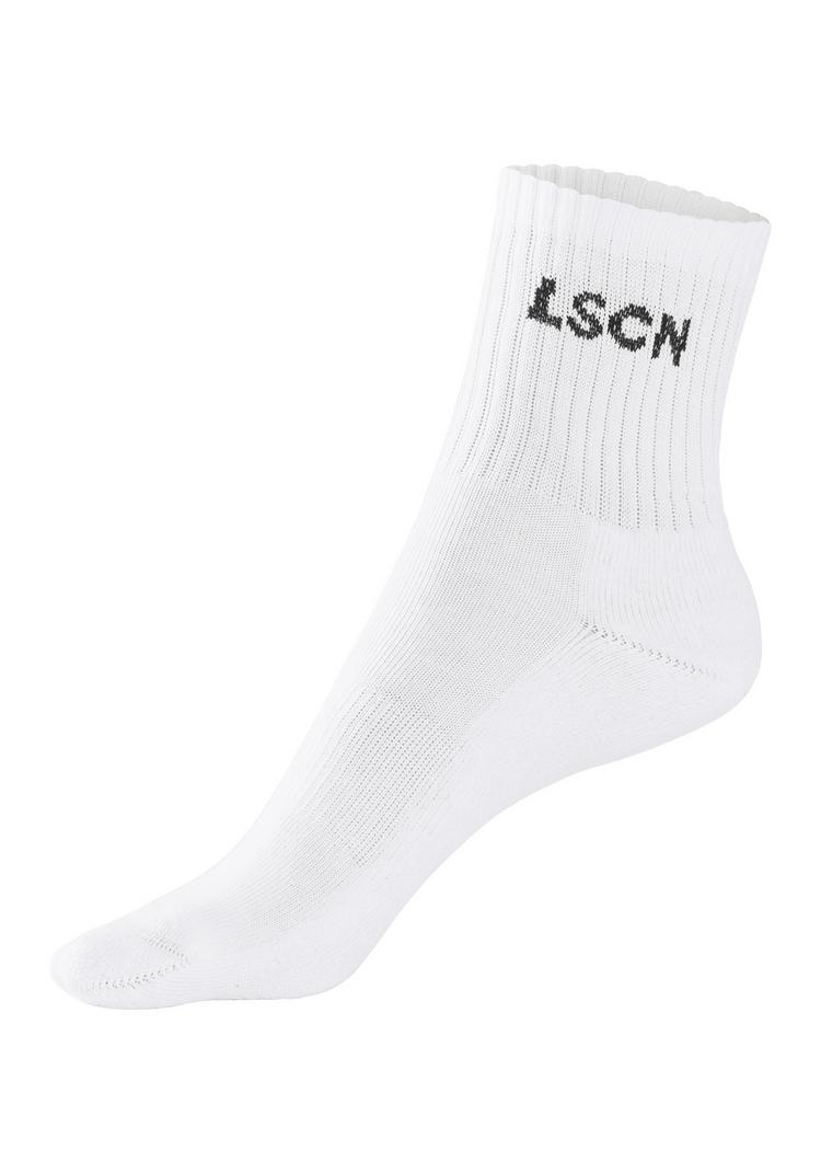 LSCN by Lascana LSCN by Lascana Tennissocken Socken - schwarz - orange - 4 | SportScheck