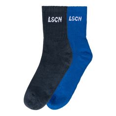 Rückansicht von LSCN by Lascana Tennissocken Tennissocken 1x dunkelblau, 1x royalblau