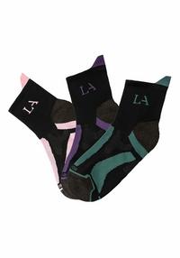 LASCANA Active Wandersocken Socken Damen - schwarz