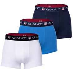 GANT Boxershort Hipster Herren Weiß/Blau