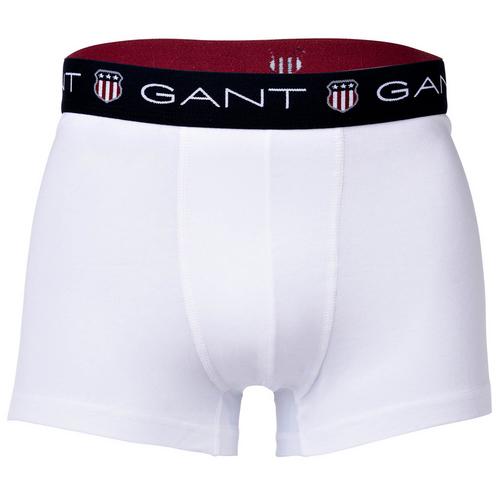 Rückansicht von GANT Boxershort Hipster Herren Weiß/Blau