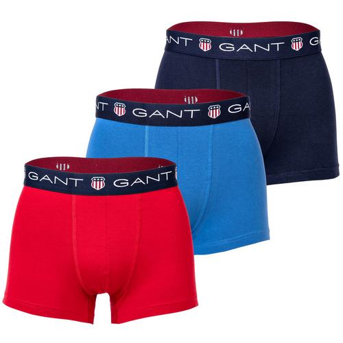 Rückansicht von GANT Boxershort Hipster Herren Blau/Rot