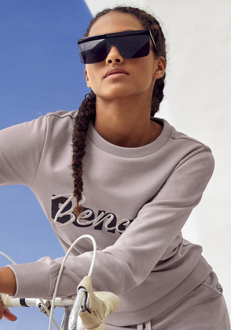 Bench Bench Sweatshirt Sweatshirt Damen - rauchrosa - 1 | SportScheck