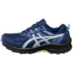 Rückansicht von ASICS GEL-VENTURE™ 9 Trailrunning Schuhe Damen blau / hellblau