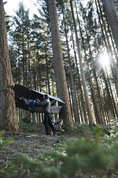 Rückansicht von Nordisk VOSS 9 SI TARP Tarp Forest Green