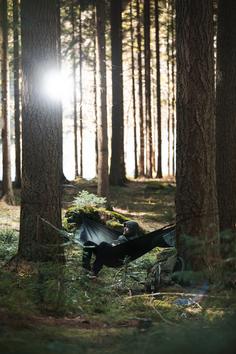 Rückansicht von Nordisk VOSS 14 SI TARP Tarp Forest Green