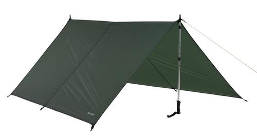 Rückansicht von Nordisk VOSS 5 LW TARP Tarp Forest Green