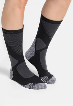 Rückansicht von Odlo ACTIVE WARM XC Laufsocken black odlo graphite grey(60056)