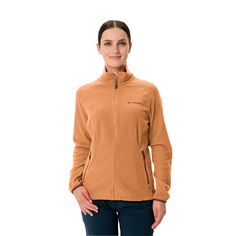 Rückansicht von VAUDE Women's Rosemoor Fleece Jacket II Outdoorjacke Damen sweet orange