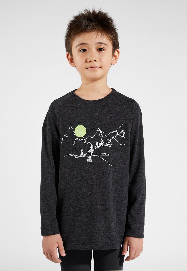 Odlo Odlo MERINO 200 Graphic Funktionsshirt - dark grey melange(10734) - 0 | SportScheck