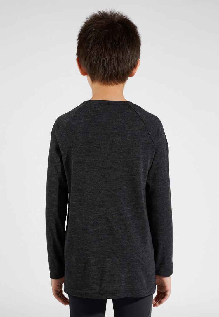 Odlo Odlo MERINO 200 Graphic Funktionsshirt - dark grey melange(10734) - 1 | SportScheck