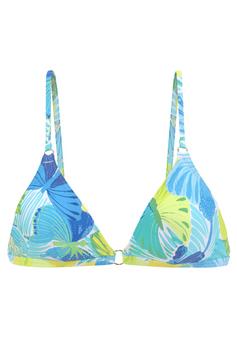 sunseeker Triangel-Bikini-Top Bikini Oberteil Damen blau-grün