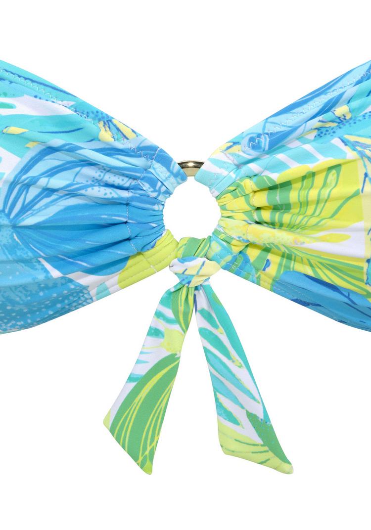 sunseeker sunseeker Bandeau-Bikini-Top Bikini Oberteil Damen - blau-gr&uuml;n - 1 | SportScheck