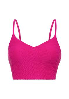 sunseeker Crop-Bikini-Top Bikini Oberteil Damen pink