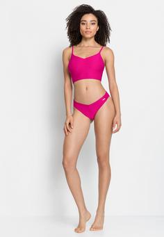 Rückansicht von sunseeker Crop-Bikini-Top Bikini Oberteil Damen pink