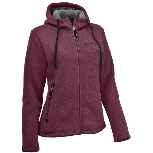 Rückansicht von Maul Sport Chieming Funktionsjacke Damen Dunkelrot