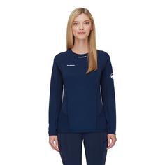 Rückansicht von Mammut Aenergy FL Langarmshirt Damen marine