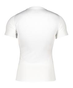 Rückansicht von adidas Techfit Aeroready T-Shirt Funktionsshirt Herren weiss