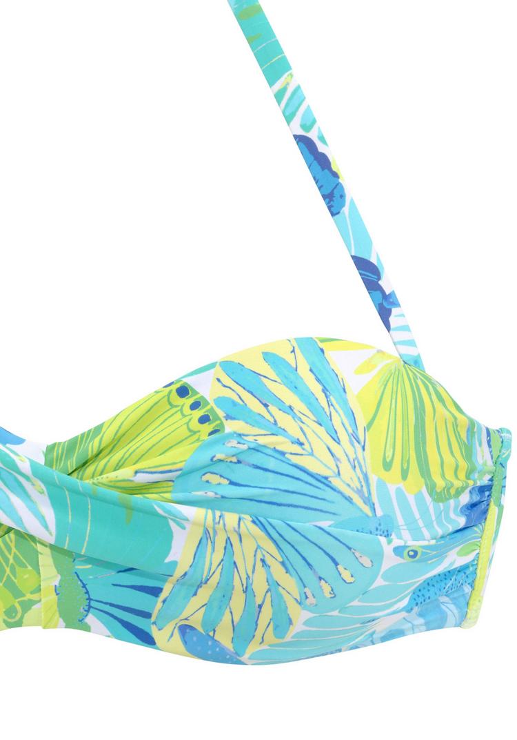 sunseeker sunseeker B&uuml;gel-Bandeau-Bikini-Top Bikini Oberteil Damen - blau-gr&uuml;n - 0 | SportScheck