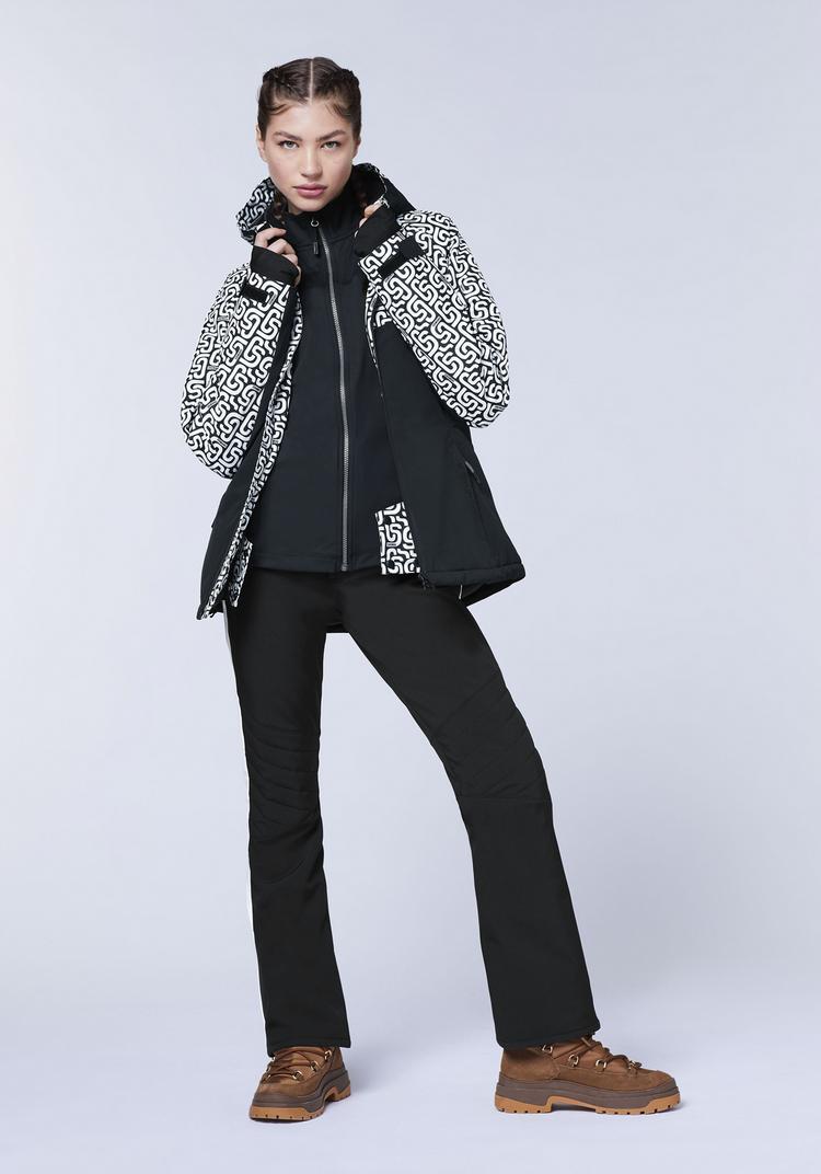 Chiemsee Chiemsee Midlayer-Jacke Fleecejacke Damen - 19-3911 Black Beauty - 2 | SportScheck