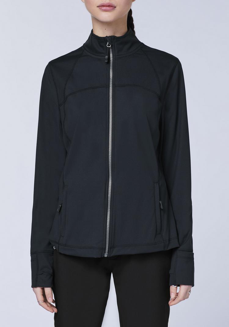 Chiemsee Chiemsee Midlayer-Jacke Fleecejacke Damen - 19-3911 Black Beauty - 4 | SportScheck