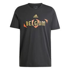 adidas UEFA EURO24™ Belgien T-Shirt Fanshirt Herren Black