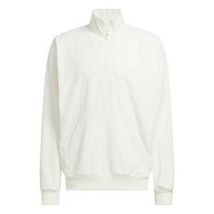 adidas Select 1/4-Zip Sweatshirt Windbreaker Herren Ivory / White