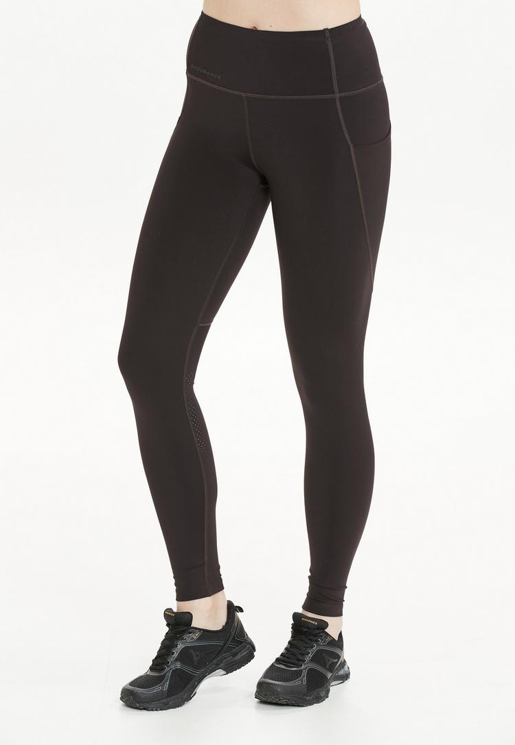 Endurance Endurance TATHER Tights Damen - 1084 Black Bean - 1 | SportScheck