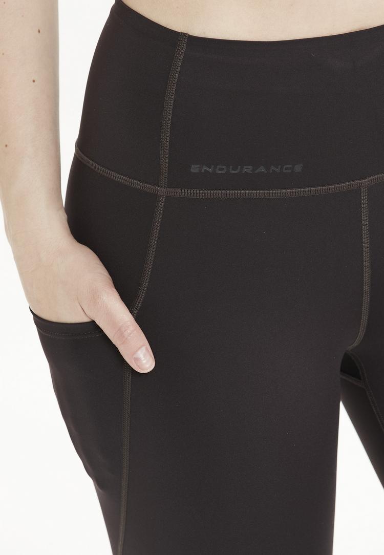 Endurance Endurance TATHER Tights Damen - 1084 Black Bean - 1 | SportScheck