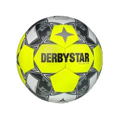 Derbystar Brillant TT AG v24 Trainingsball Fußball gelbgrau