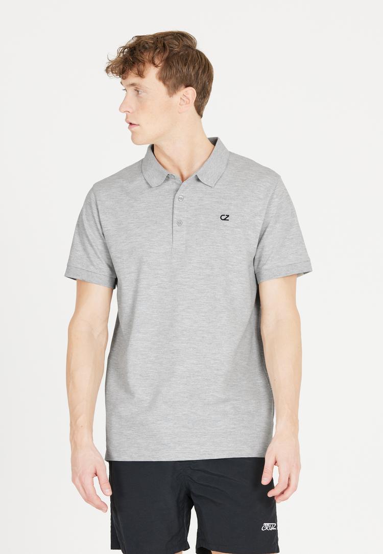 Cruz Cruz Harrold Poloshirt Herren - 1005 Light Grey Melange - 1 | SportScheck