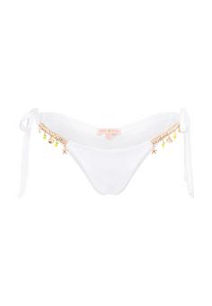 Moda Minx Seychelles Tie Side Brazilian Bikini Hose Damen White