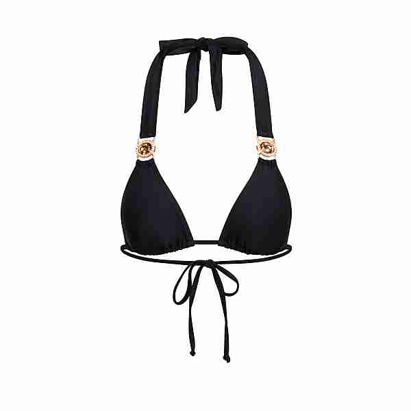Moda Minx Amour Triangle Bikini Oberteil Damen Black Gold