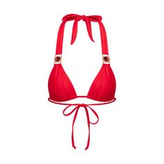 Moda Minx Amour Triangle Bikini Oberteil Damen Red