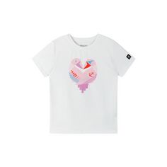 reima Vauhdikas T-Shirt Kinder White Pink