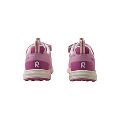 Rückansicht von reima Enkka Sneaker Kinder Grey Pink