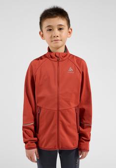 Rückansicht von Odlo BRENSHOLMEN JUNIOR Langlaufjacke Kinder cinnabar spiced apple(30879)
