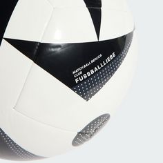 Rückansicht von adidas Fussballliebe DFB Club Ball Fußball White / Black / Grey