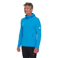 Rückansicht von Mammut Aconcagua Light Hooded Fleecejacke Herren glacier blue