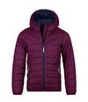 Trollkids Eikefjord Steppjacke M&auml;dchen - Pflaume/Marineblau