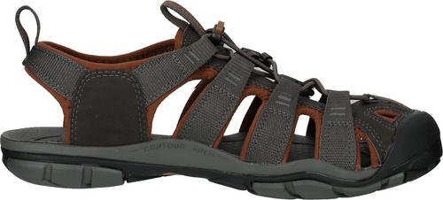 Rückansicht von Keen Wanderschuhe Outdoorsandalen Herren Braun